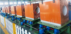 Steel tube induction quenching and tempering furnace