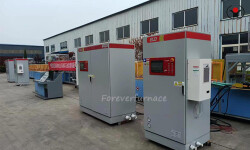 Oil drill pipe induction heat treatment furnace