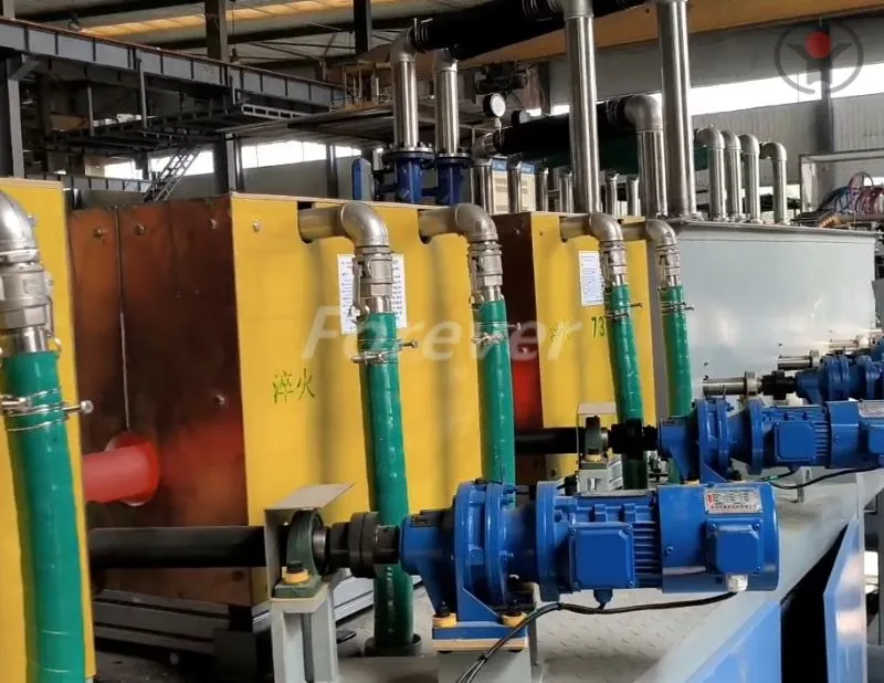 Oil Drill Pipe Induction Hardening and Tempering Line