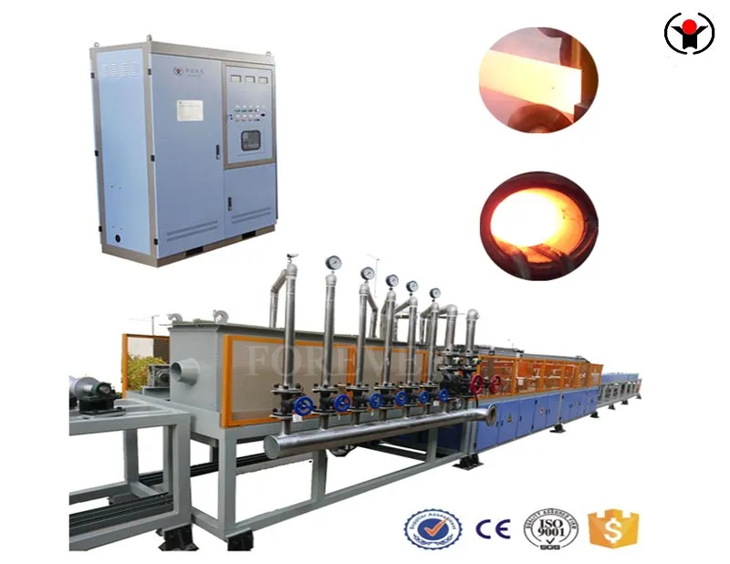 Steel  Pipe Induction Hardening Heat Treatment Machine,Round Pipe Induction Quenching Machine supplier