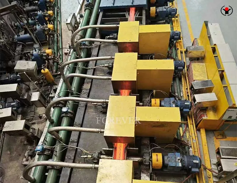 Continuous casting & rolling steel billet Induction heating furnace
