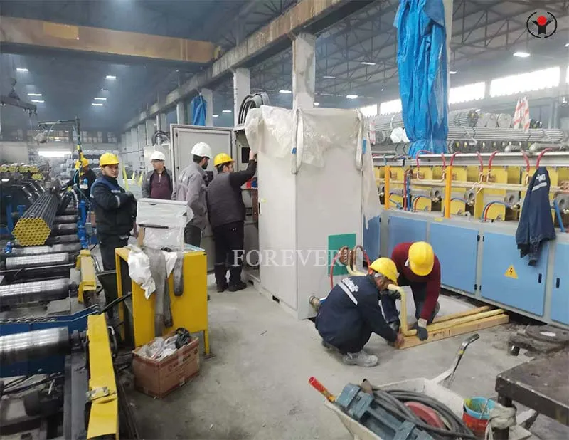 Steel pipe online weld induction annealing equipment