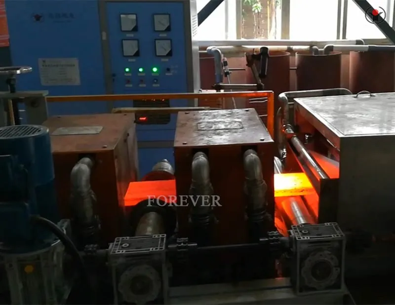 Steel plate induction hardening and tempering equipment,steel plate induction qunch and temper line supplier,steel slab induction heat treatment furnace supplier