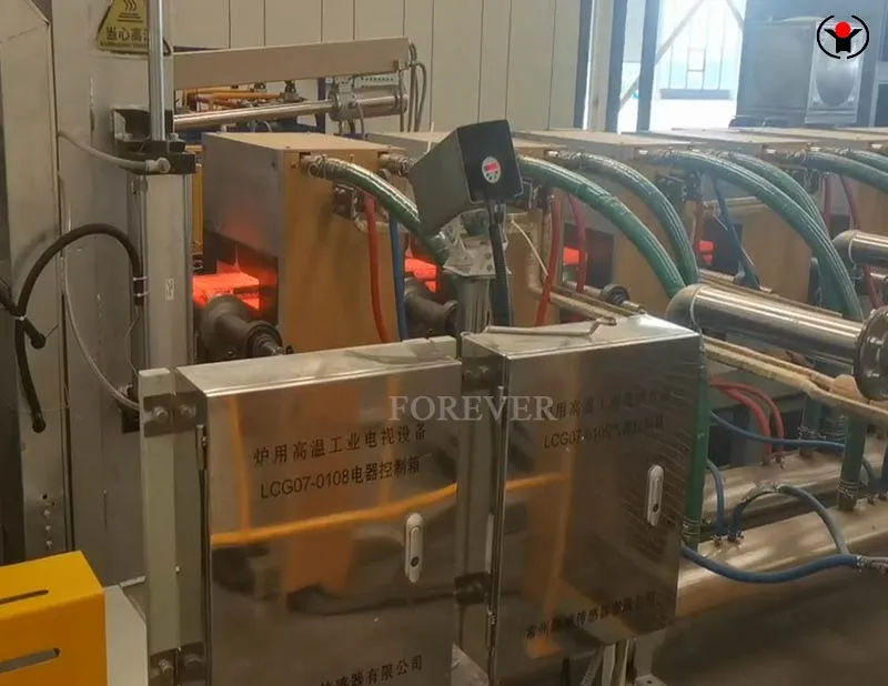 Induction quenching & tempering production line for cutting blades