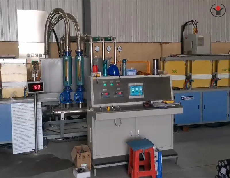 Long Bar Induction Heat Treatment Line manufacturer