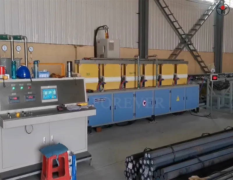 Long Bar Induction Heat Treatment Line manufacturer