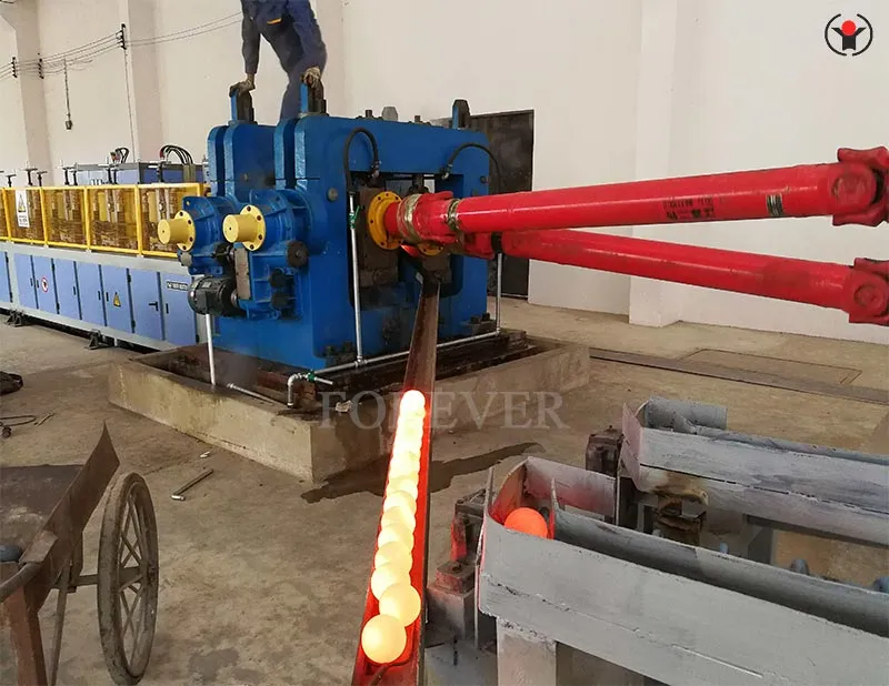 Hot rolling grinding ball production line manufacturer