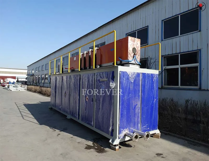 Aluminum bar induction heating furnace 