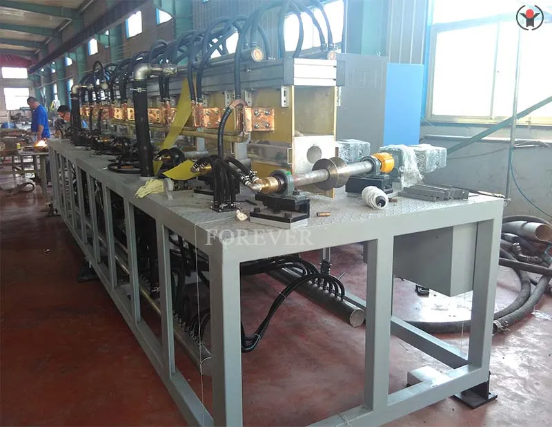 Aluminum alloy induction heat treatment furnace