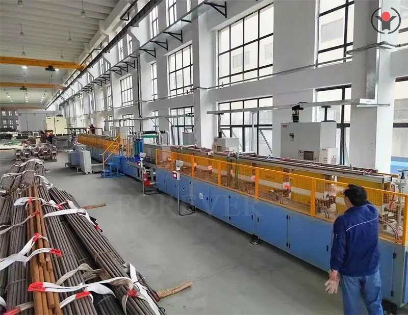 Rod Pusher Induction Hardening And Tempering Production Line supplier