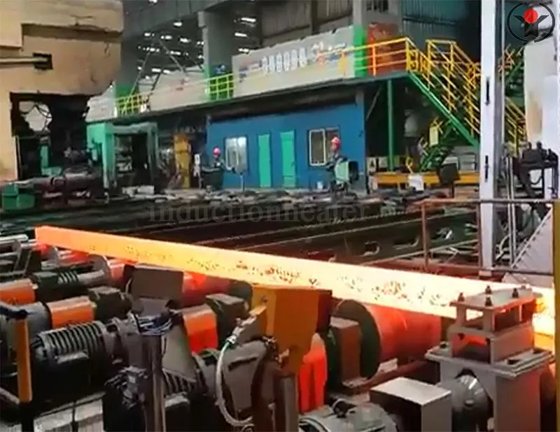 Induction heating equipment for steel billets