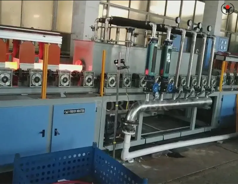Grinding rod induction heat treatment equipment,grinding rod induction heat treatment production line supplier
