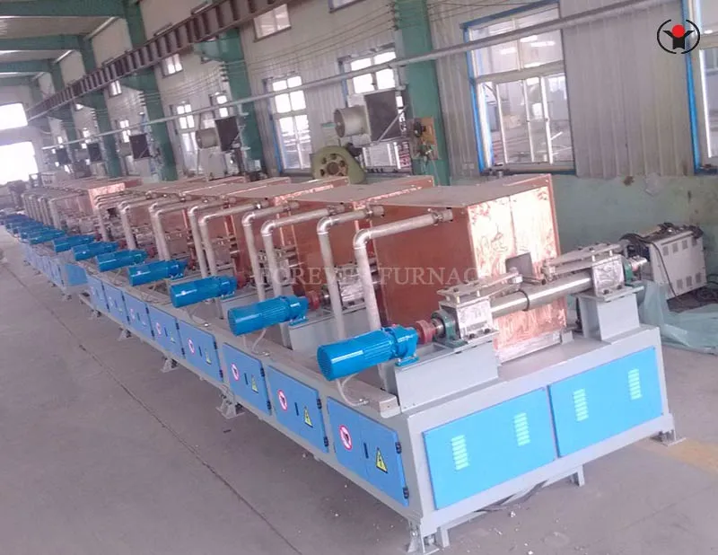 reheating furnace for continuous casting and rolling steel billets