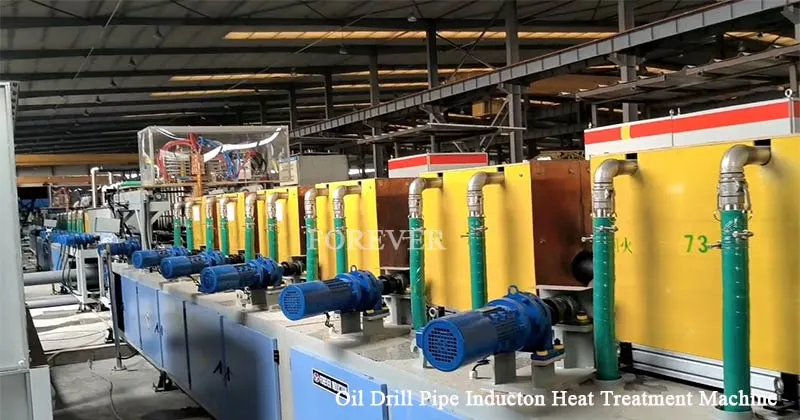 Steel pipe induction heating machine