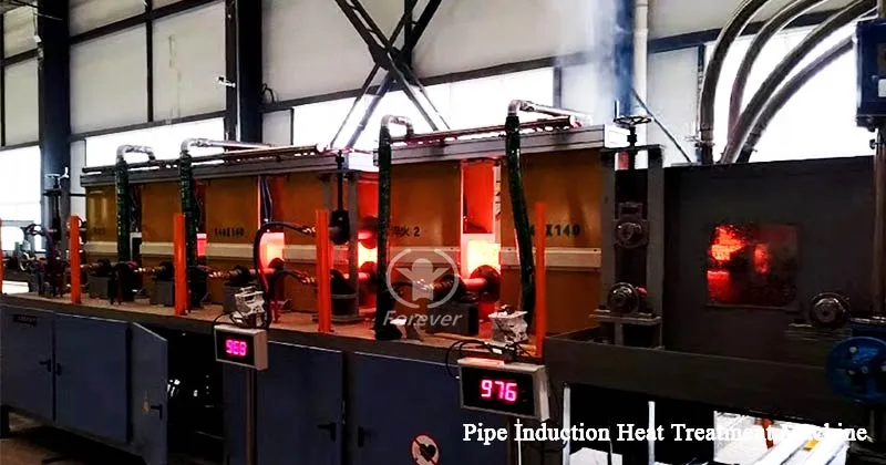 Steel pipe induction heating machine