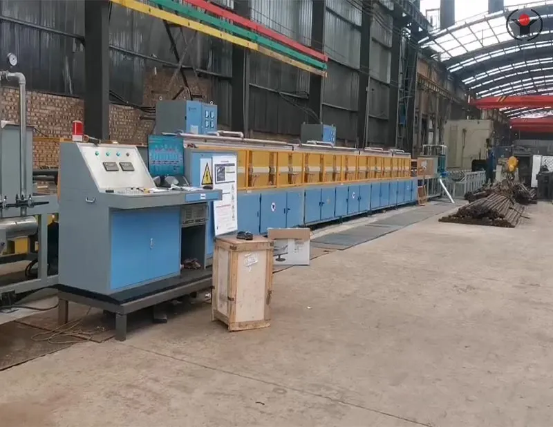 new long rod induction hardening and tempering machine