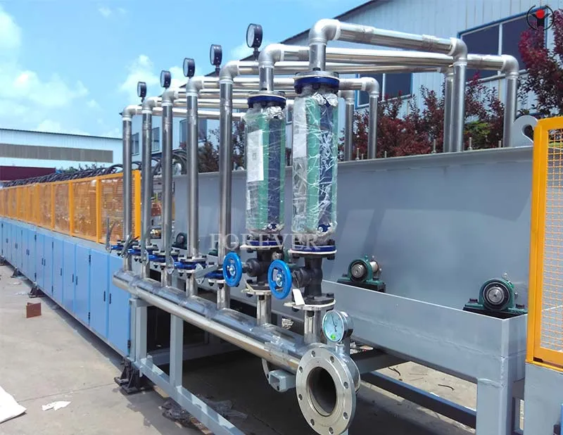 Long bar induction heat treatment