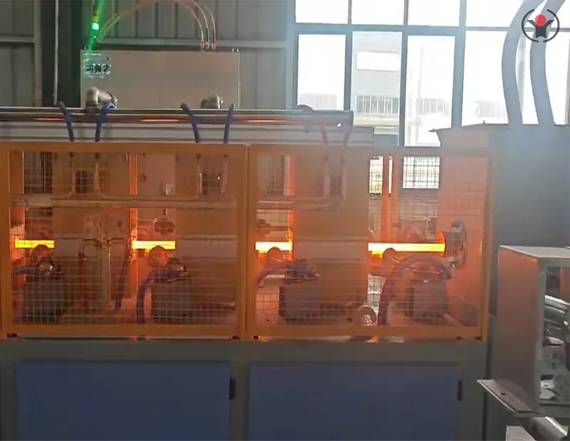 Long bar heat treatment line  