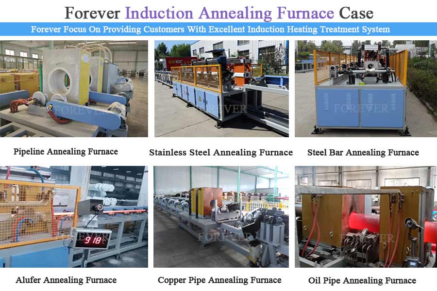 Thick walled steel pipe induction annealing furnace