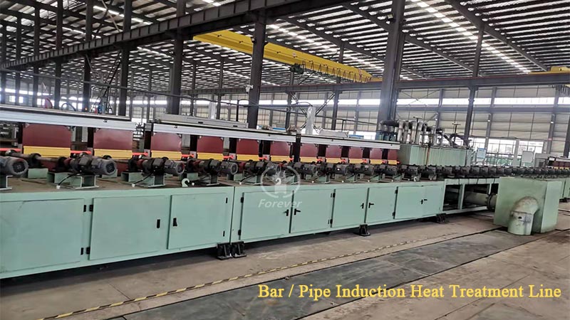 Aluminum alloy induction heat treatment furnace