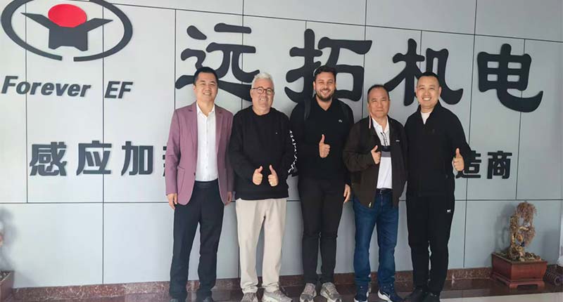 Brazilian steel ball customer visits factory for consultation
