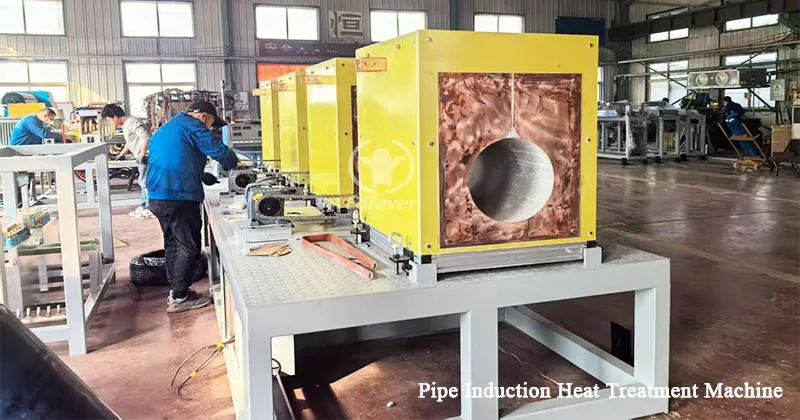 Temperature testing method for induction heating equipment
