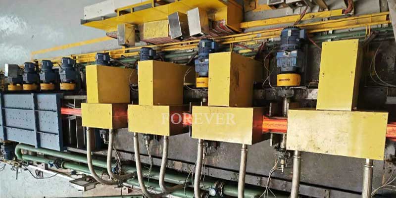 heating production line process for square steel  billets