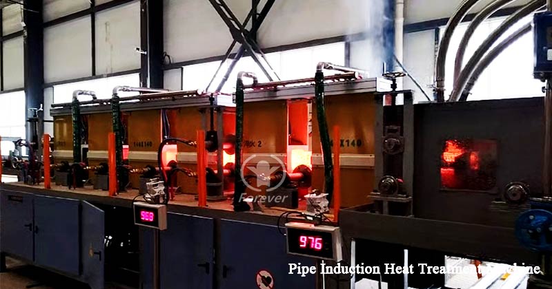 Steel pipe induction heating machine