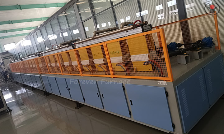 long bar induction hardening tempering equipment