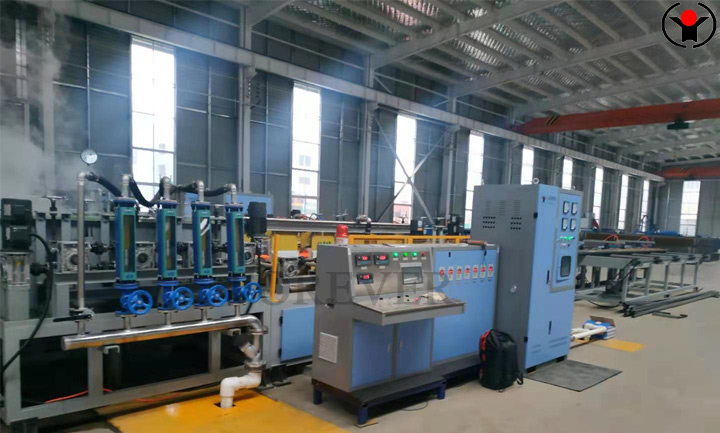 The advantages of square pipe hardening treatment line