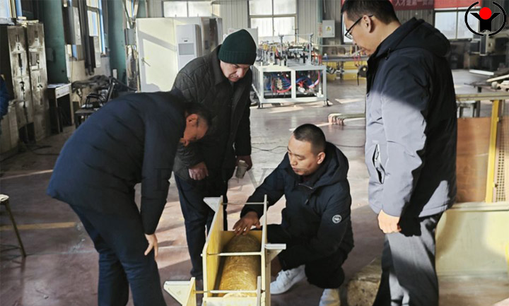 Steel induction annealing furnace for steel pipe